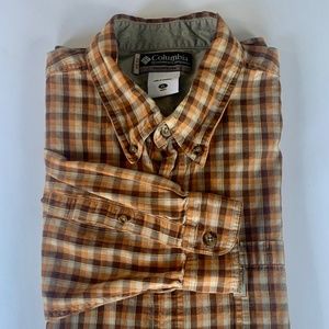 Mens Columbia Casual Dress Shirt‎